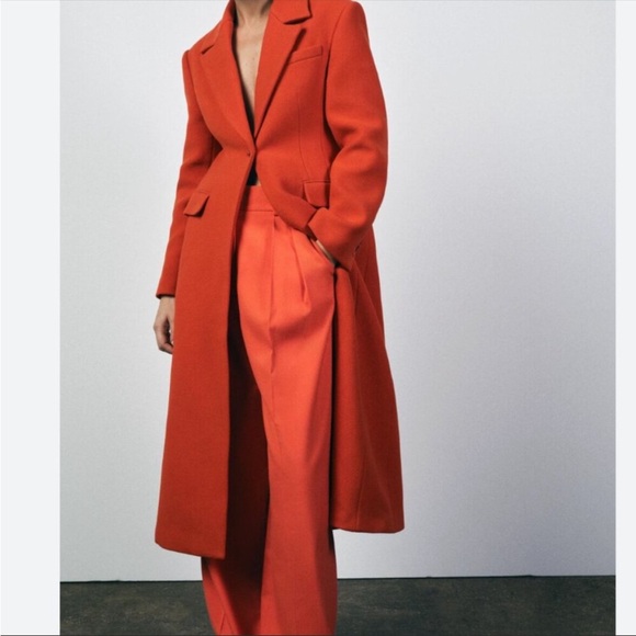 Zara Manteco wool blend coat, high quility. size M. like new. - Picture 8 of 10